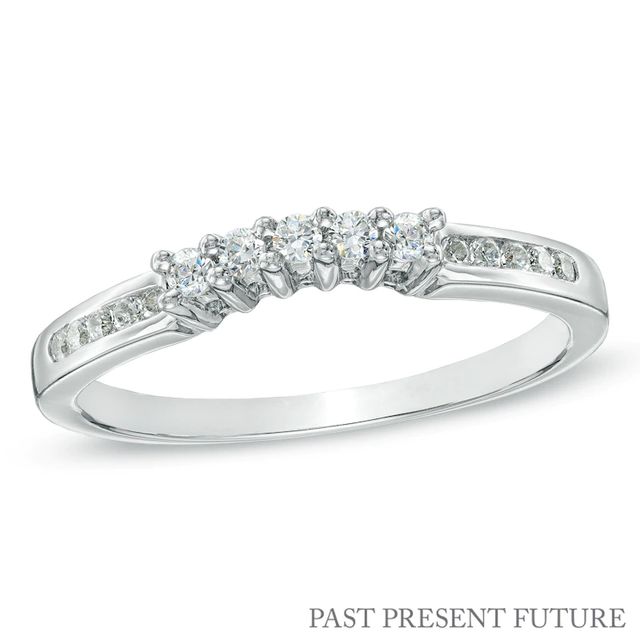 CT. T.W. Diamond Wedding Band in 14K Gold|Peoples Jewellers