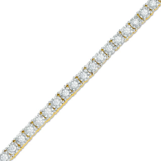 Adorn Me  Vintage 10K Gold Diamond Tennis Bracelet VB061  Rarities  Antique Jewelry