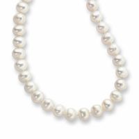 6.0-6.5mm Freshwater Cultured Pearl Strand Necklace with 14K Gold Clasp-64"|Peoples Jewellers