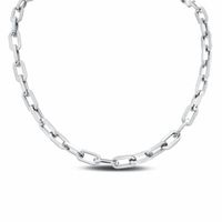 Men's Stainless Steel Square Link Chain Necklace and Bracelet Set|Peoples Jewellers