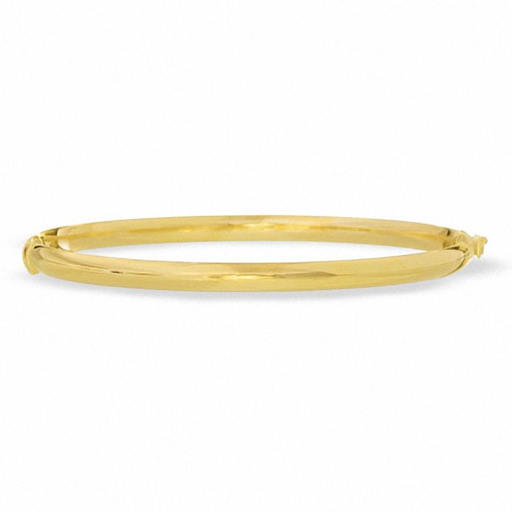 10K Gold Tube Bangle|Peoples Jewellers