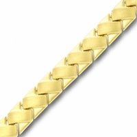 Ladies' Basketweave Bracelet in 10K Gold|Peoples Jewellers