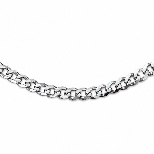 Men's 11.0mm Cuban Chain Necklace in Sterling Silver - 22"|Peoples Jewellers