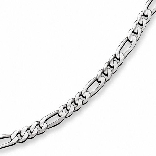 Men's 180 Gauge Sterling Silver Figaro Bracelet - 8.5"|Peoples Jewellers