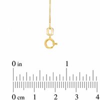 0.55mm Box Chain Necklace in Solid 10K Gold - 15"|Peoples Jewellers