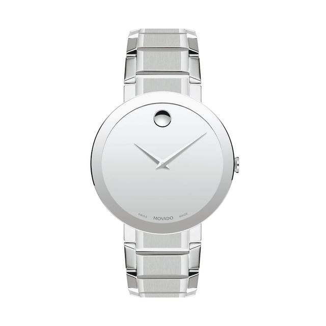 Men's Movado Sapphire™ Watch with Silver-Tone Dial (Model: 0607178)|Peoples Jewellers