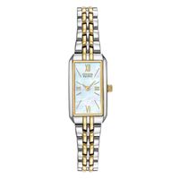 Ladies' Citizen Eco-Drive® Silhouette Two-Tone Bracelet Watch with Mother-of-Pearl Dial (Model: EG2694-59D)|Peoples Jewellers