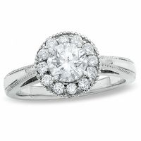 1.25 CT. T.W. Certified Diamond Engagement Ring in 14K White Gold|Peoples Jewellers