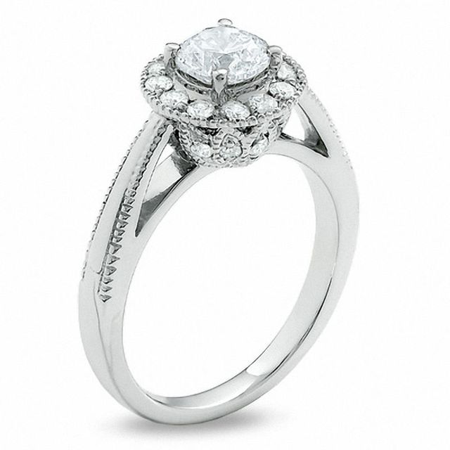 1.25 CT. T.W. Certified Diamond Engagement Ring in 14K White Gold|Peoples Jewellers
