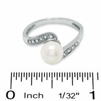 6.0-7.5mm Freshwater Cultured Pearl Four-Piece Set in 14K White Gold-Size 7|Peoples Jewellers