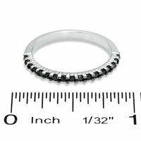 0.25 CT. T.W. Black Diamond Ring in 14K White Gold|Peoples Jewellers