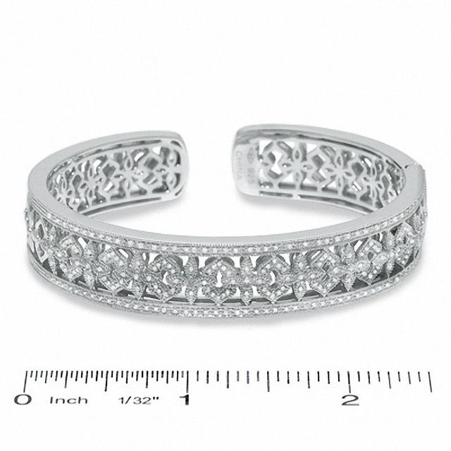 0.33 CT. T.W. Diamond Cuff in Sterling Silver