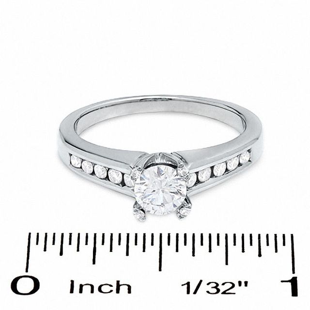 0.75 CT. T.W. Certified Diamond Engagement Ring in 14K White Gold|Peoples Jewellers