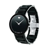 Men's Movado Sapphire™ Black PVD Watch (Model: 0607179)|Peoples Jewellers