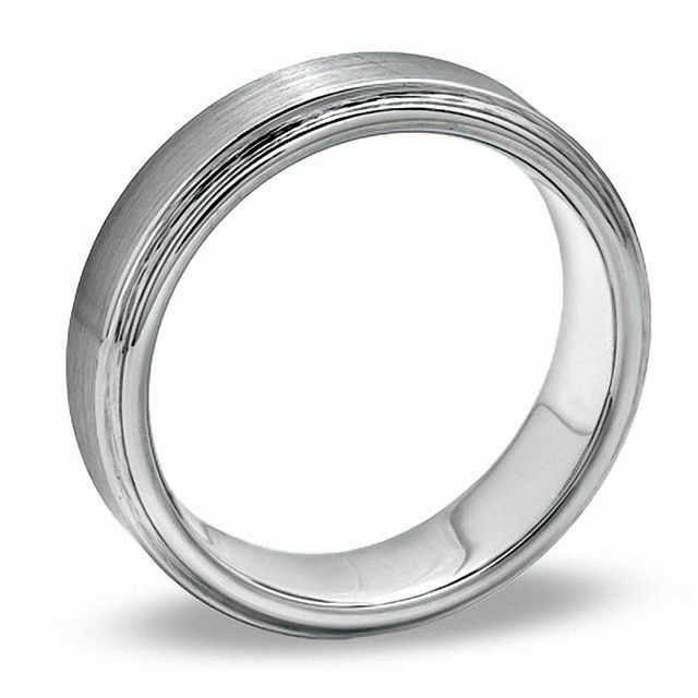 Men's 6.0mm Comfort Fit Tungsten Wedding Band - Size 10|Peoples Jewellers