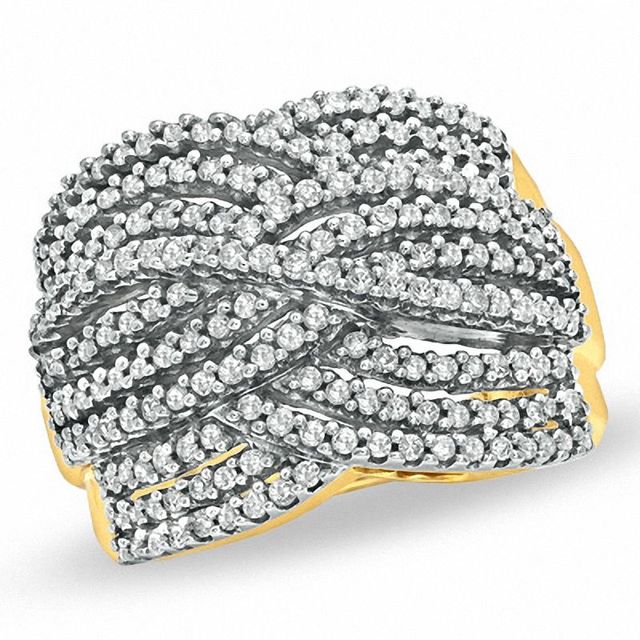 1.00 CT. T.W. Diamond Fashion Ring in 10K Gold|Peoples Jewellers