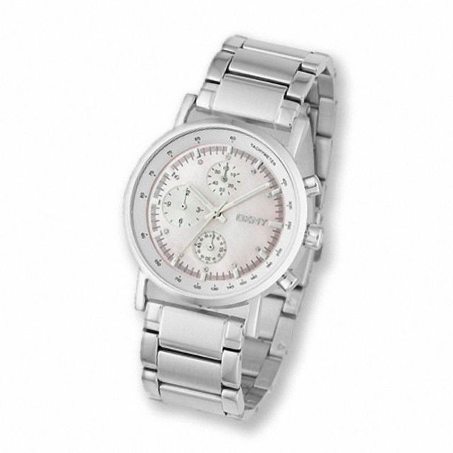 Ladies' DKNY Chronograph Watch with Mother-of-Pearl Dial (Model: NY4331)|Peoples Jewellers