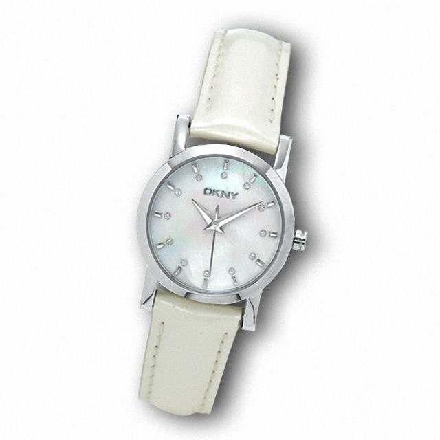 Ladies' DKNY Strap Watch with White Dial (Model: NY4766)|Peoples Jewellers