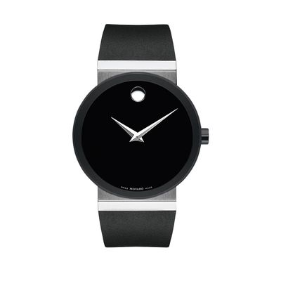 Men's Movado Synergy Strap Watch with Black Museum® Dial (Model: 0606268)|Peoples Jewellers
