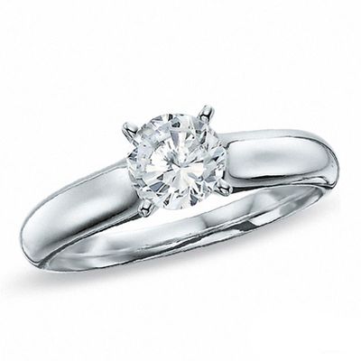 CT. Certified Canadian Diamond Solitaire Engagement Ring in 14K White Gold (I/I1)|Peoples Jewellers