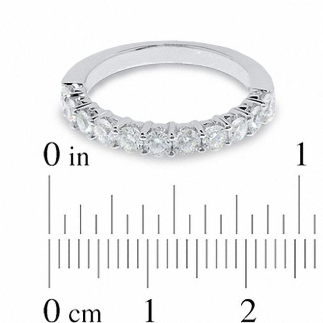 Celebration Canadian Lux® 1.00 CT. T.W. Certified Diamond Wedding Band in 18K White Gold (I/SI2)|Peoples Jewellers