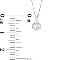 0.10 CT. Certified Canadian Diamond Solitaire Tension-Set Pendant in 14K Gold (I/I1)|Peoples Jewellers