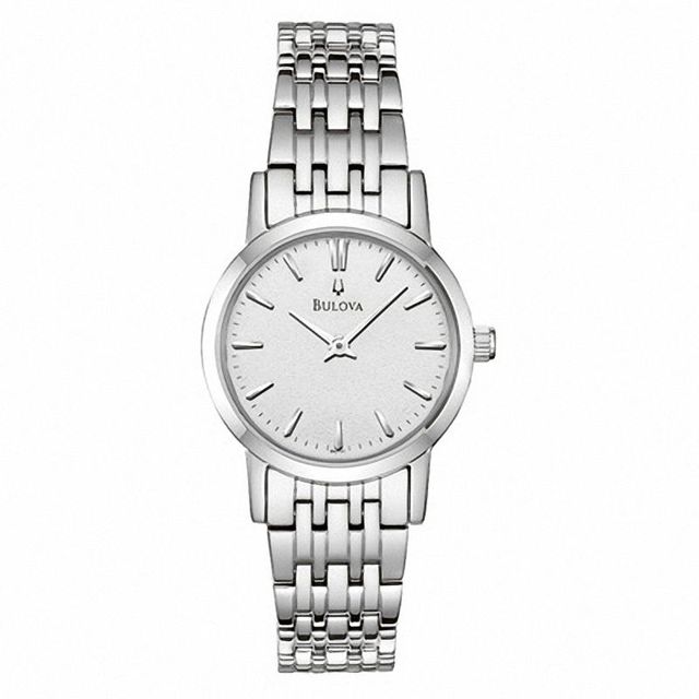 Ladies' Bulova Watch with Silver-Tone Dial (Model: 96L131)|Peoples Jewellers