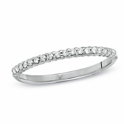 0.15 CT. T.W. Diamond Band in 10K White Gold|Peoples Jewellers