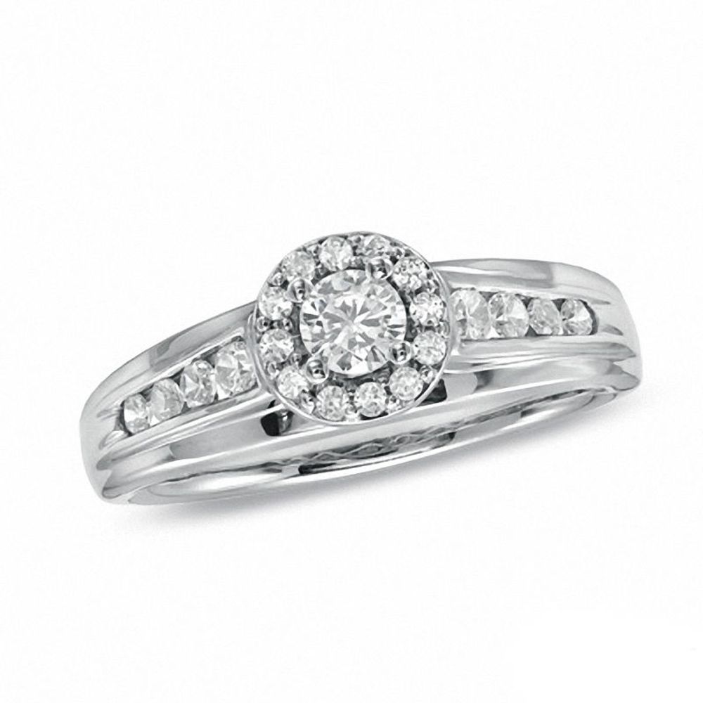 0.50 CT. T.W. Certified Canadian Diamond Engagement Ring in 14K White Gold (I/I1)|Peoples Jewellers