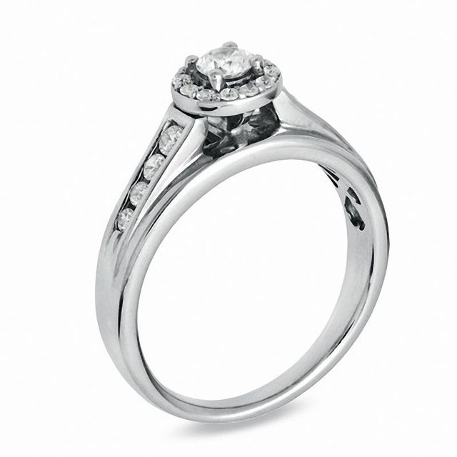 0.50 CT. T.W. Certified Canadian Diamond Engagement Ring in 14K White Gold (I/I1)|Peoples Jewellers