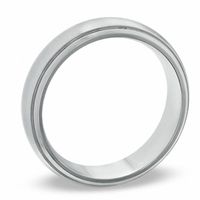 Men's 6.0mm Wedding Band in Titanium - Size 10|Peoples Jewellers