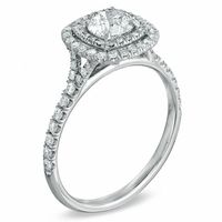 0.95 CT. T.W. Diamond Engagement Ring in 14K White Gold|Peoples Jewellers