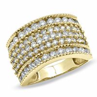 2.00 CT. T.W. Diamond Multi-Row Band in 10K Gold|Peoples Jewellers