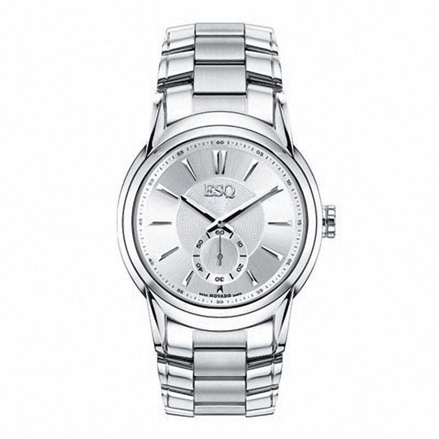 Men's ESQ by Movado Quest Watch with Silver-Tone Dial (Model: 07301326)