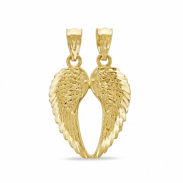 10K Gold Breakable Angel Wings Charm|Peoples Jewellers