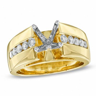 0.50 CT. T.W. Diamond Semi-Mount in 14K Gold|Peoples Jewellers