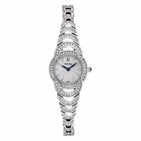 Ladies' Bulova Crystal Accent Watch with Silver-Tone Dial (Model: 96L139)|Peoples Jewellers