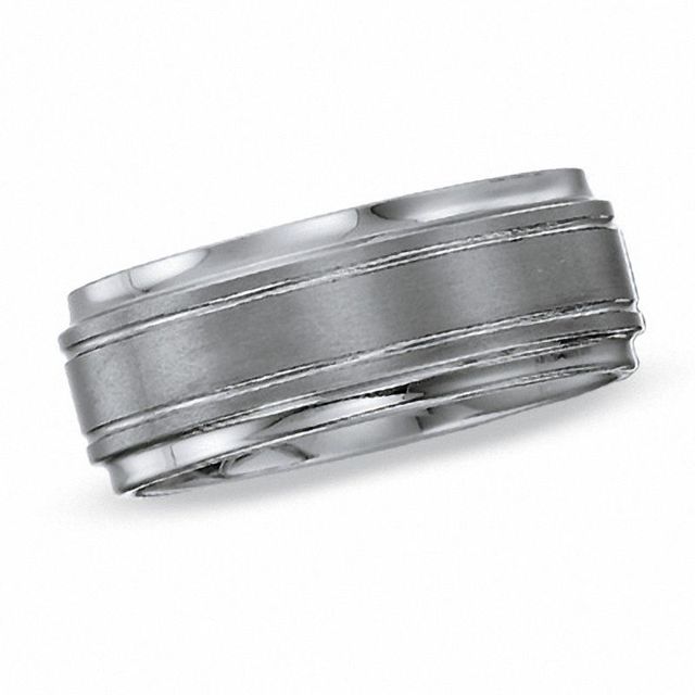 Zales Outlet Men's 6.0mm Polished Comfort Fit Wedding Band in Sterling  Silver