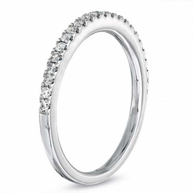 Vera Wang Love Collection 0.23 CT. T.W. Diamond Band in 14K White Gold|Peoples Jewellers