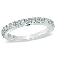 Vera Wang Love Collection 0.45 CT. T.W. Diamond Band in 14K White Gold|Peoples Jewellers
