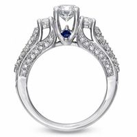 Vera Wang Love Collection 1.70 CT. T.W. Diamond Three Stone Engagement Ring in 14K White Gold|Peoples Jewellers