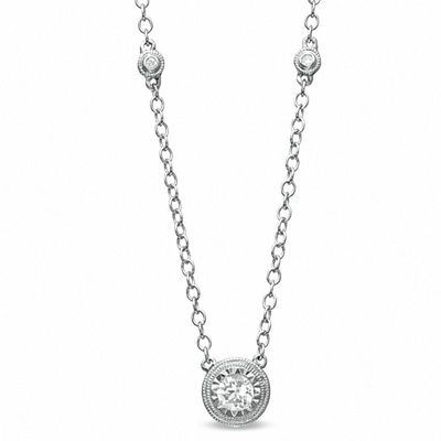 0.28 CT. T.W. Diamond Fashion Pendant in 10K White Gold|Peoples Jewellers