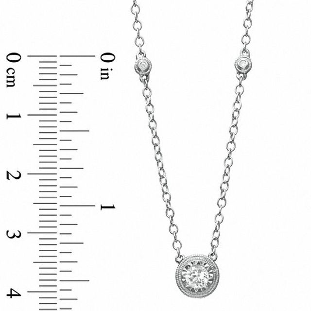 0.28 CT. T.W. Diamond Fashion Pendant in 10K White Gold|Peoples Jewellers