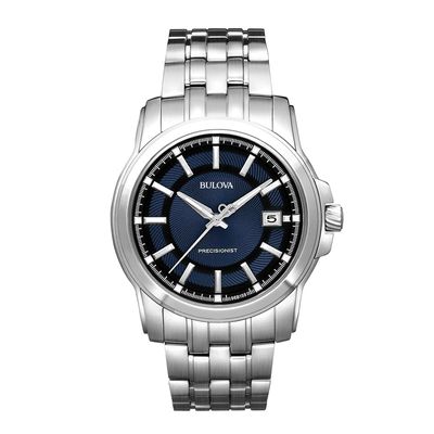 Men's Bulova Landford Precisionist Watch with Blue Dial (Model: 96B159)|Peoples Jewellers