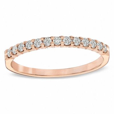 0.25 CT. T.W. Diamond Anniversary Band in 14K Rose Gold|Peoples Jewellers