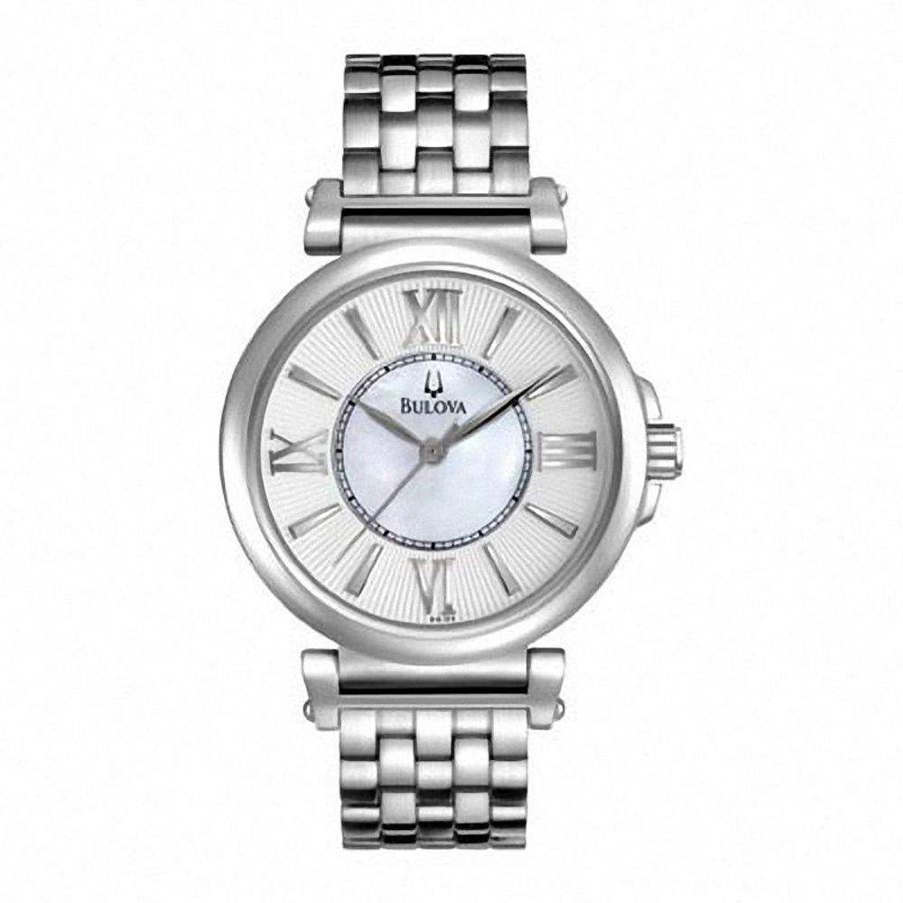 Ladies' Bulova Watch with Mother-of-Pearl Dial (Model: 96L156)|Peoples Jewellers