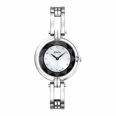 Ladies' Bulova Watch with Mother-of-Pearl Dial (Model: 96L159)|Peoples Jewellers