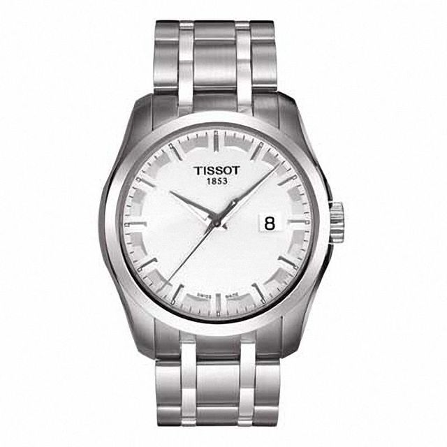 Men's Tissot Couturier Watch with Silver-Tone Dial (Model: T035.410.11.031.00)|Peoples Jewellers