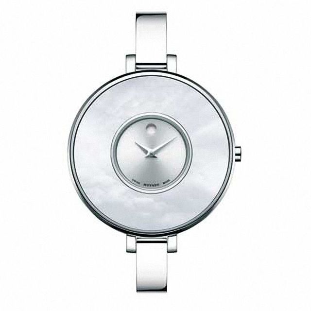 Ladies' Movado Brila Watch with White Mother-of-Pearl Dial (Model: 0606561)|Peoples Jewellers