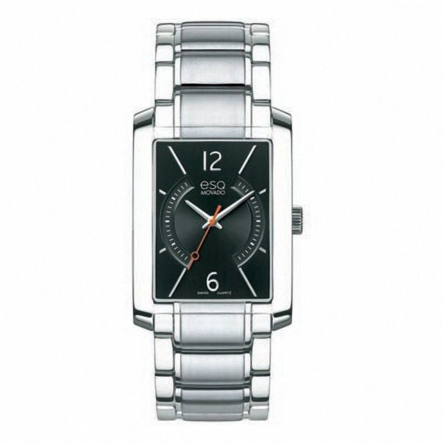 Men's ESQ Movado Synthesis Watch with Rectangular Black Dial (Model: 07301405)|Peoples Jewellers